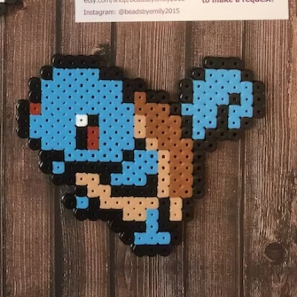 Squirtle Magnet - Handmade Home Decor - Kids Teens Room - Game Room